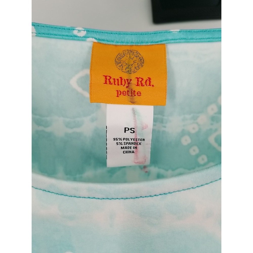 Ruby Rd Womens‎ Size PS Small Petite Crewneck 3/4… - image 2